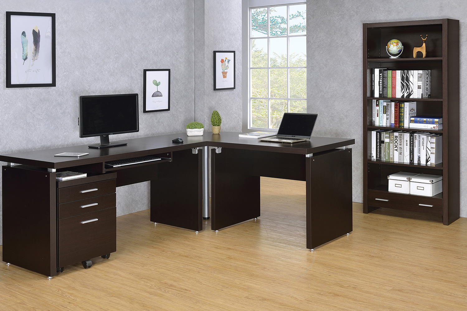 Coaster - Skylar Extension Desk in Cappuccino