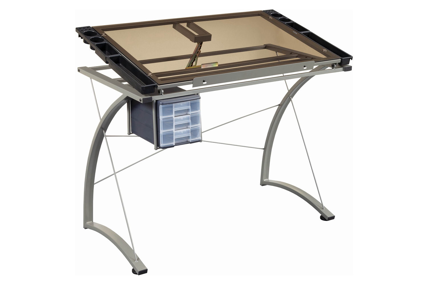 Coaster - Melo Drafting Desk With 3-Drawer in Champagne