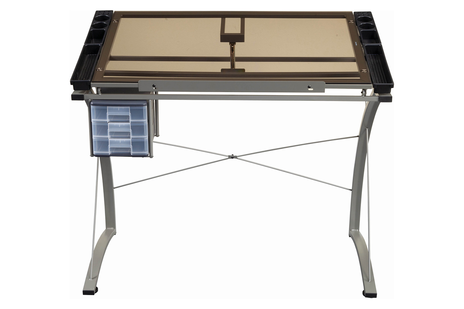 Coaster - Melo Drafting Desk With 3-Drawer in Champagne