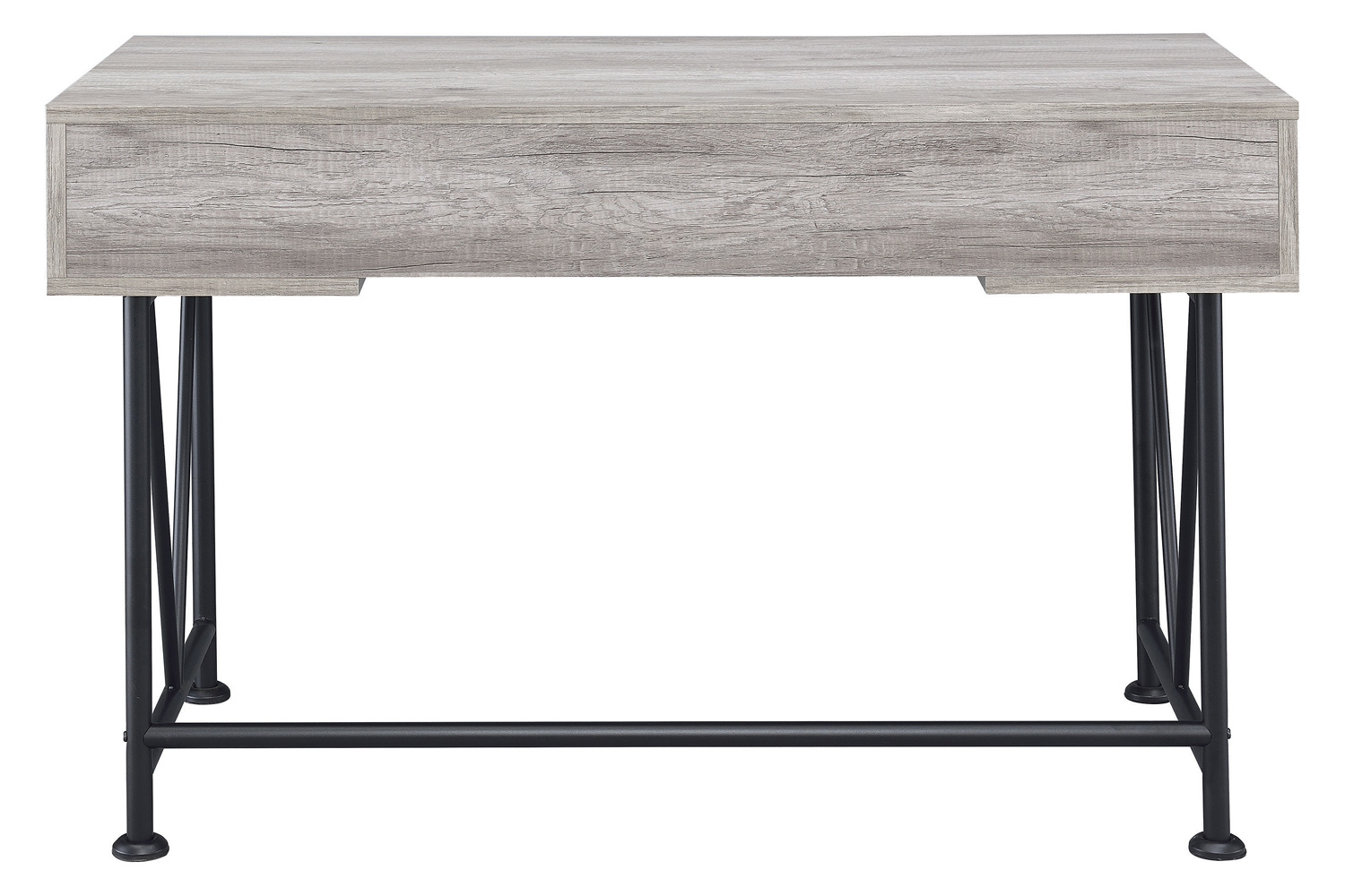 Coaster Analiese 3-Drawer Writing Desk - Gray Driftwood/Black