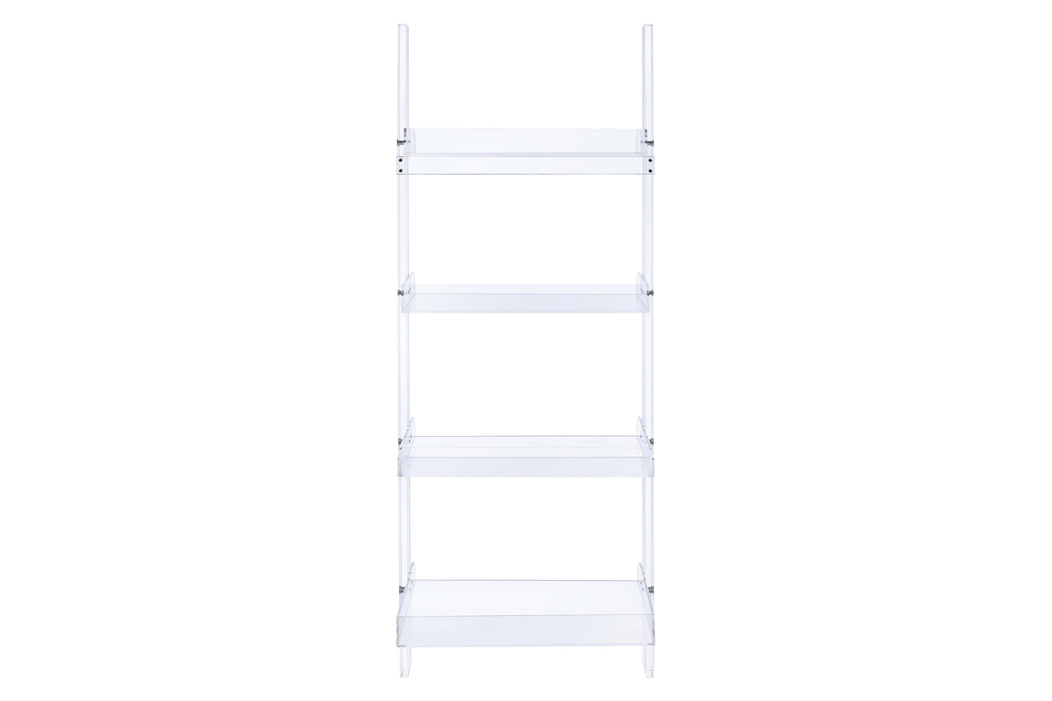 Coaster - Amaturo 4-Shelf Ladder Bookcase in Clear