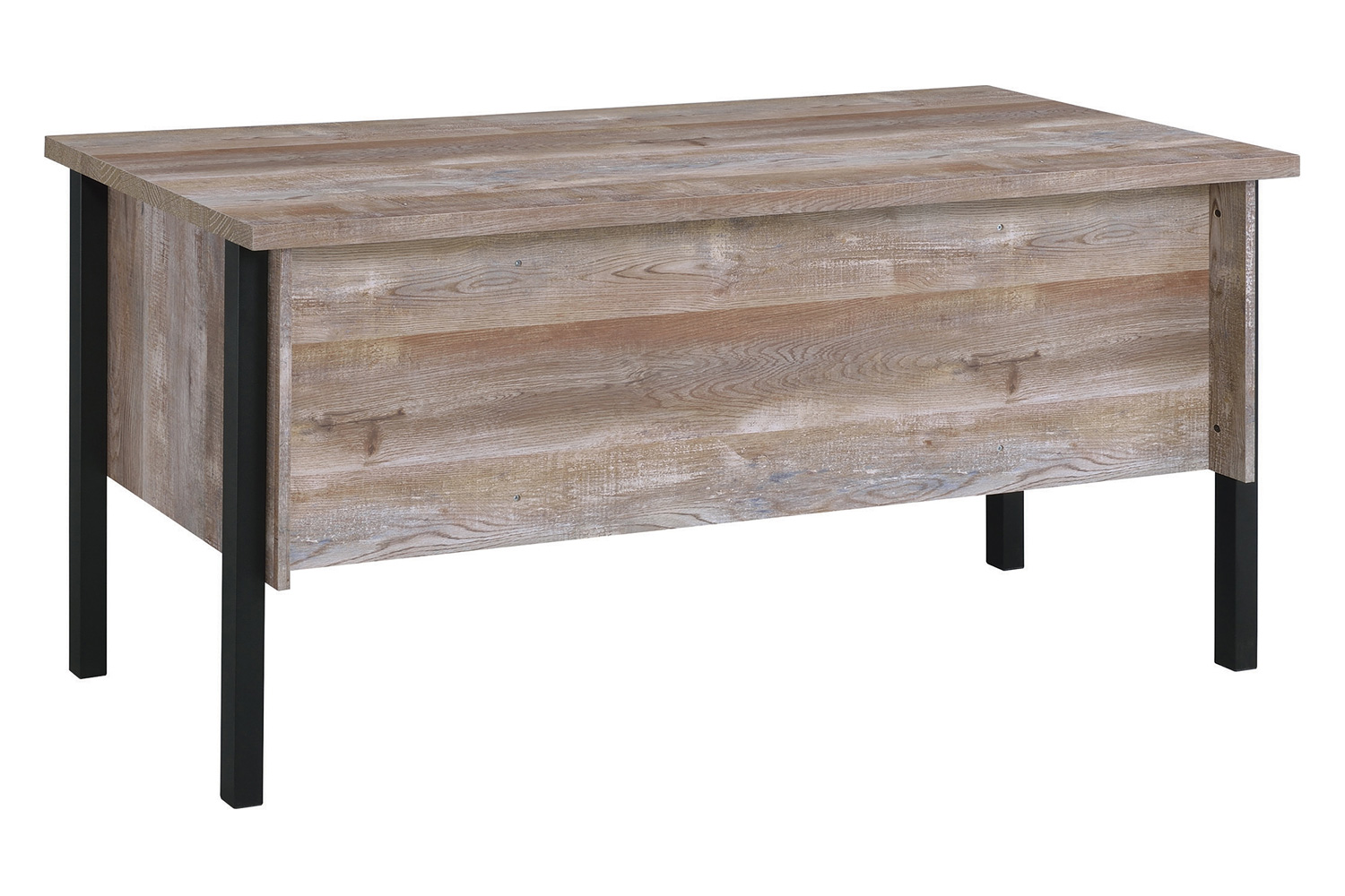 Coaster - Samson 4-Drawer Office Desk in Weathered Oak