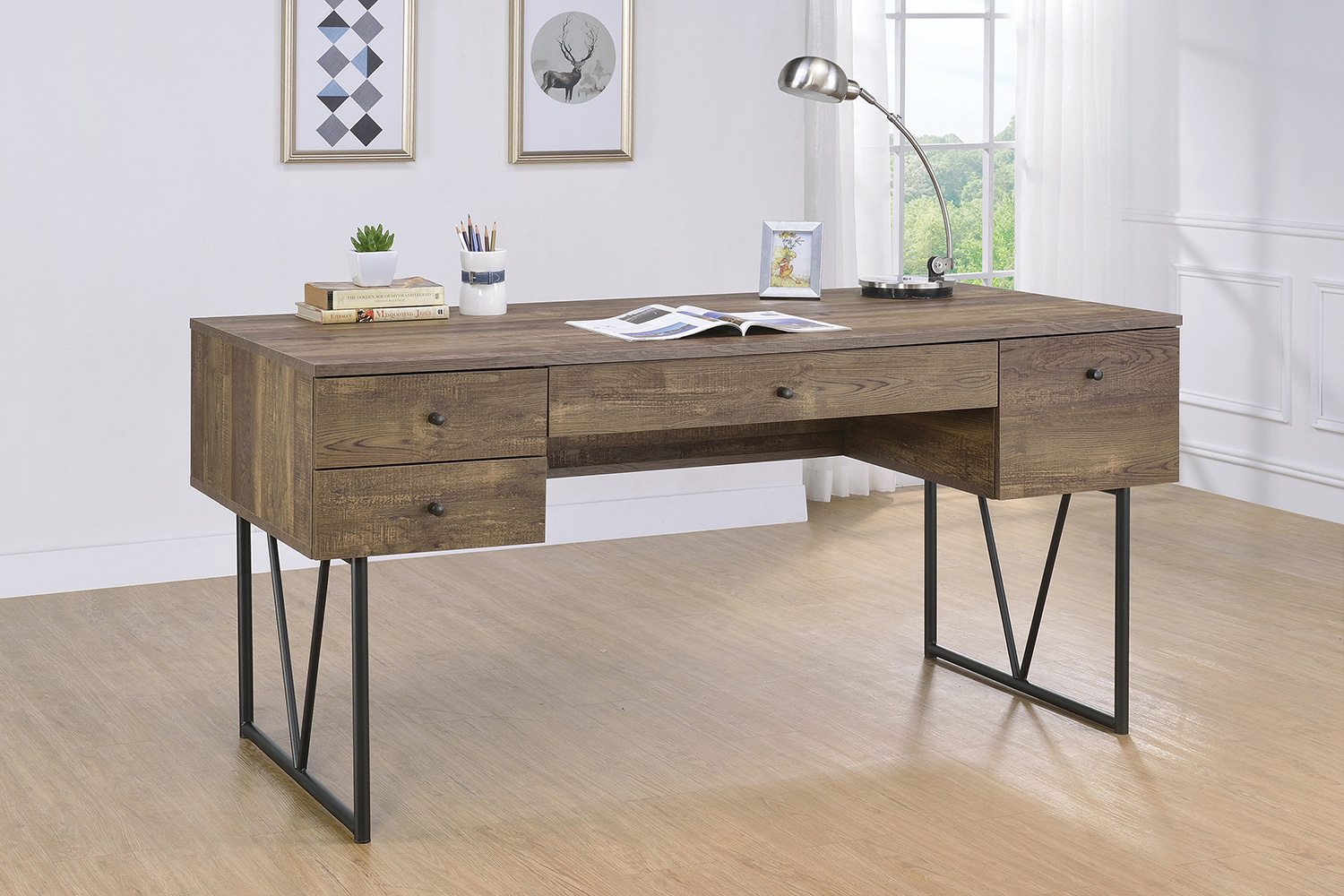 Coaster - Analiese 4-Drawer Writing Desk