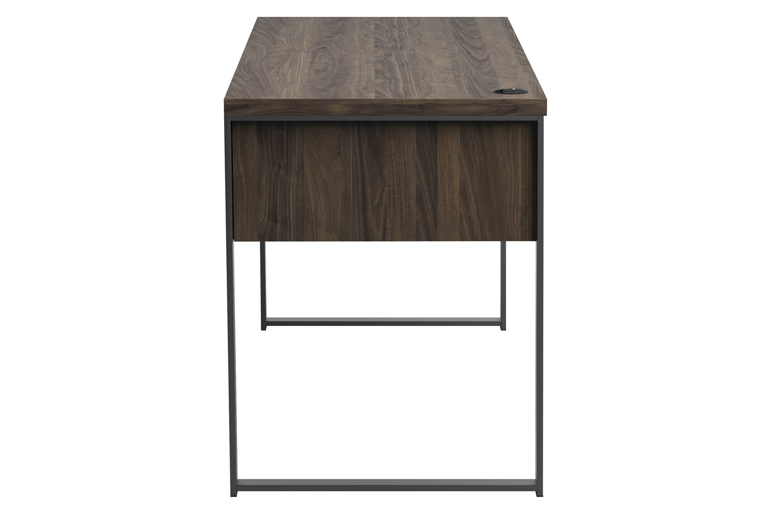 Coaster - Pattinson 4-Drawer Writing Desk in Aged Walnut/Gunmetal