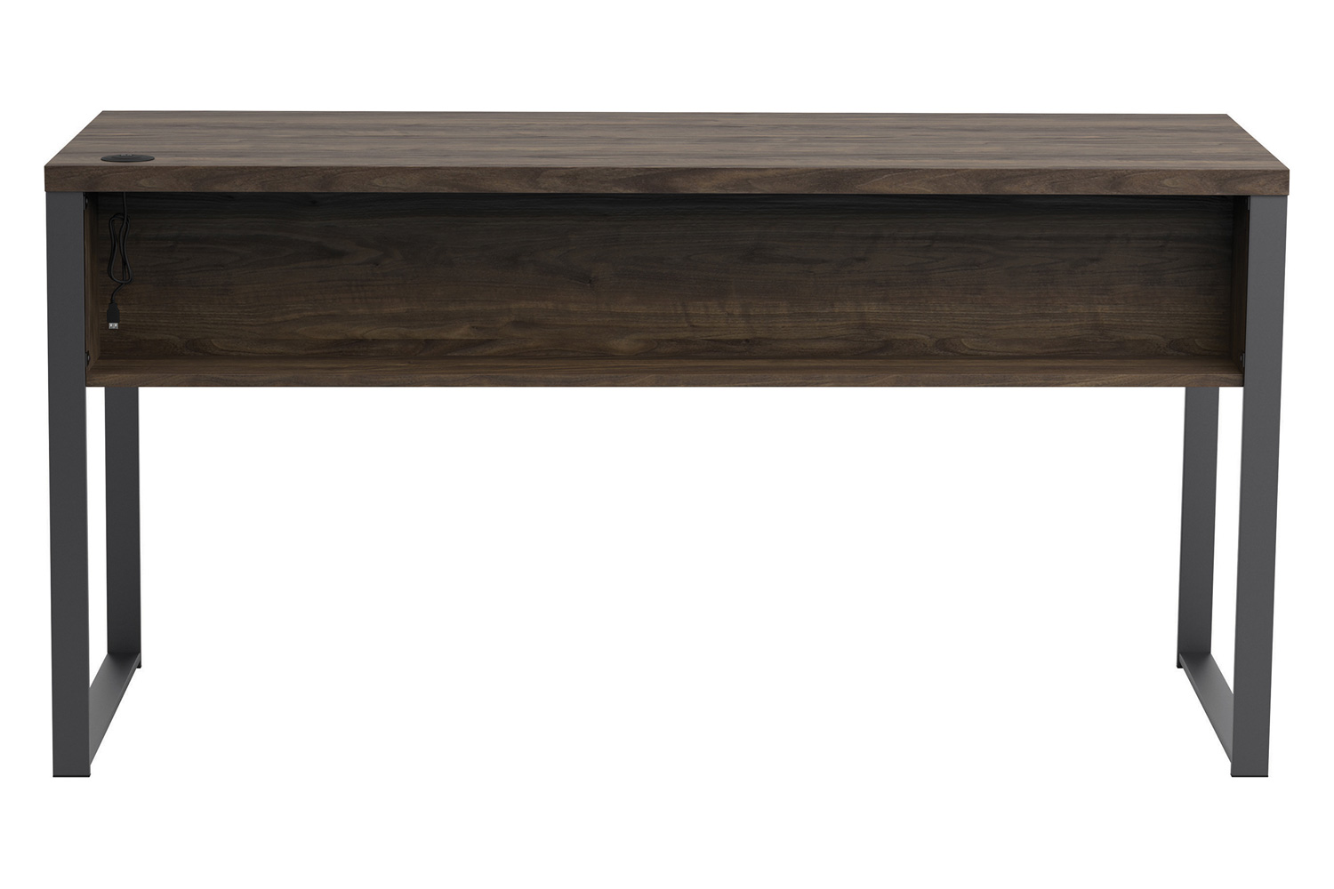 Coaster - Pattinson 4-Drawer Writing Desk in Aged Walnut/Gunmetal