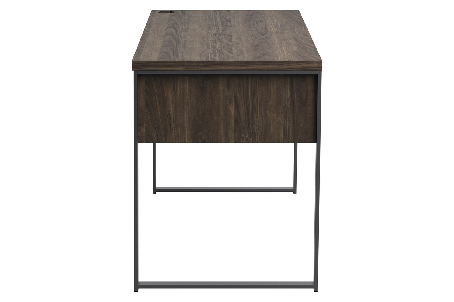 Coaster - Pattinson 4-Drawer Writing Desk in Aged Walnut/Gunmetal