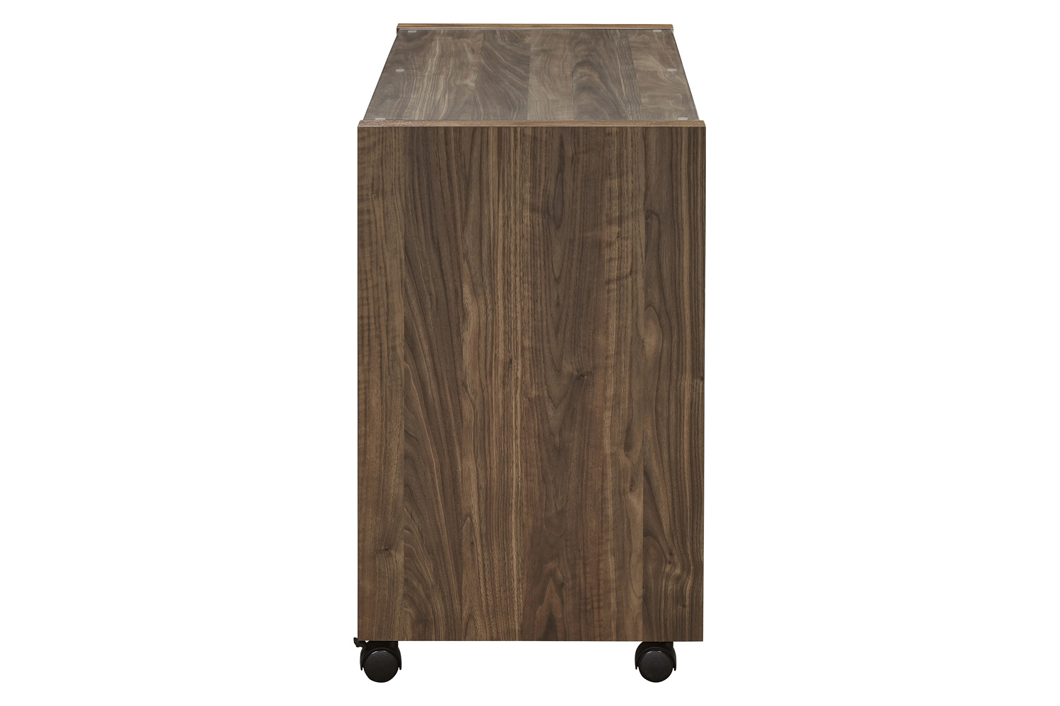 Coaster - Luetta Rectangular Mobile Return With Casters in Aged Walnut