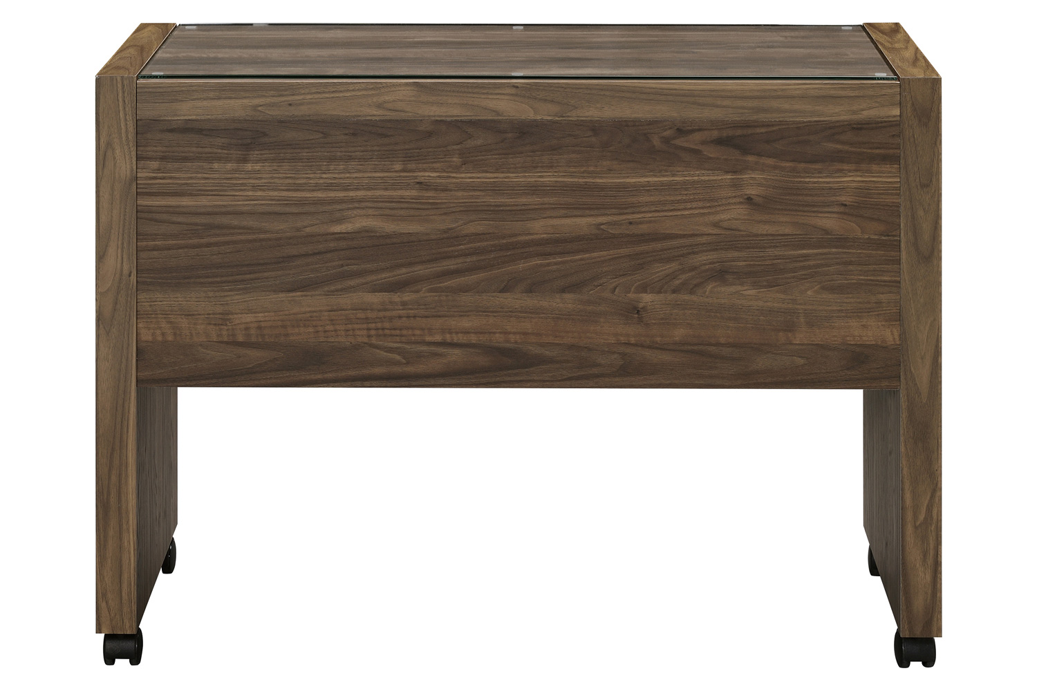 Coaster - Luetta Rectangular Mobile Return With Casters in Aged Walnut