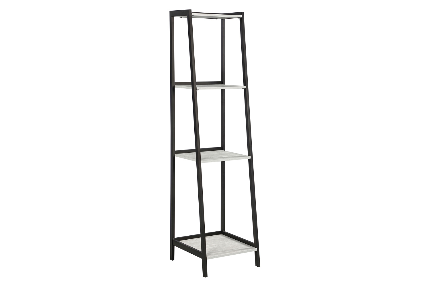 Coaster - Pinckard 3-Piece Ladder Desk Set in Gray Stone Herringbone/Black