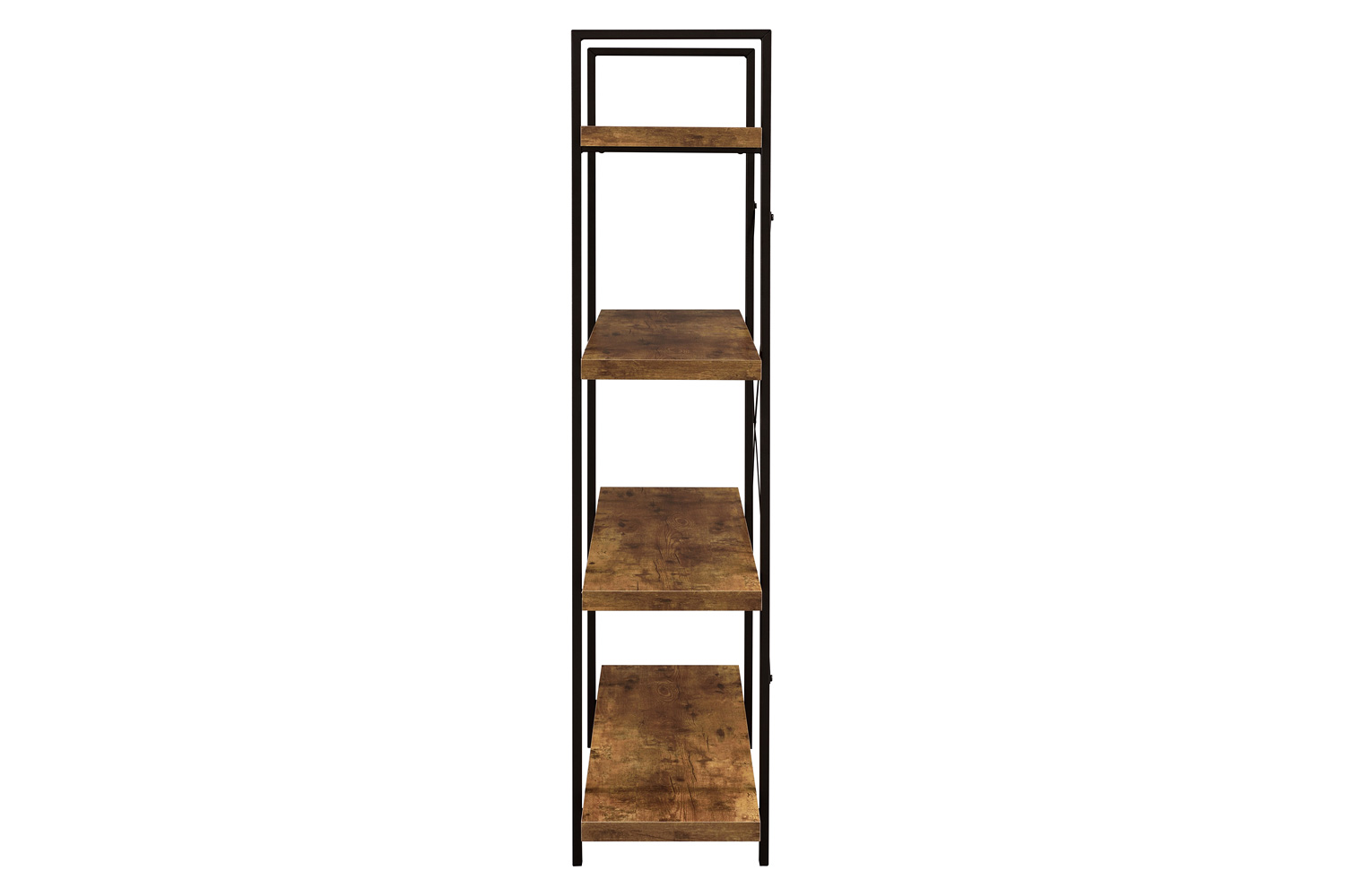 Coaster Cole 4-Shelf Bookcase - Antique Nutmeg/Black