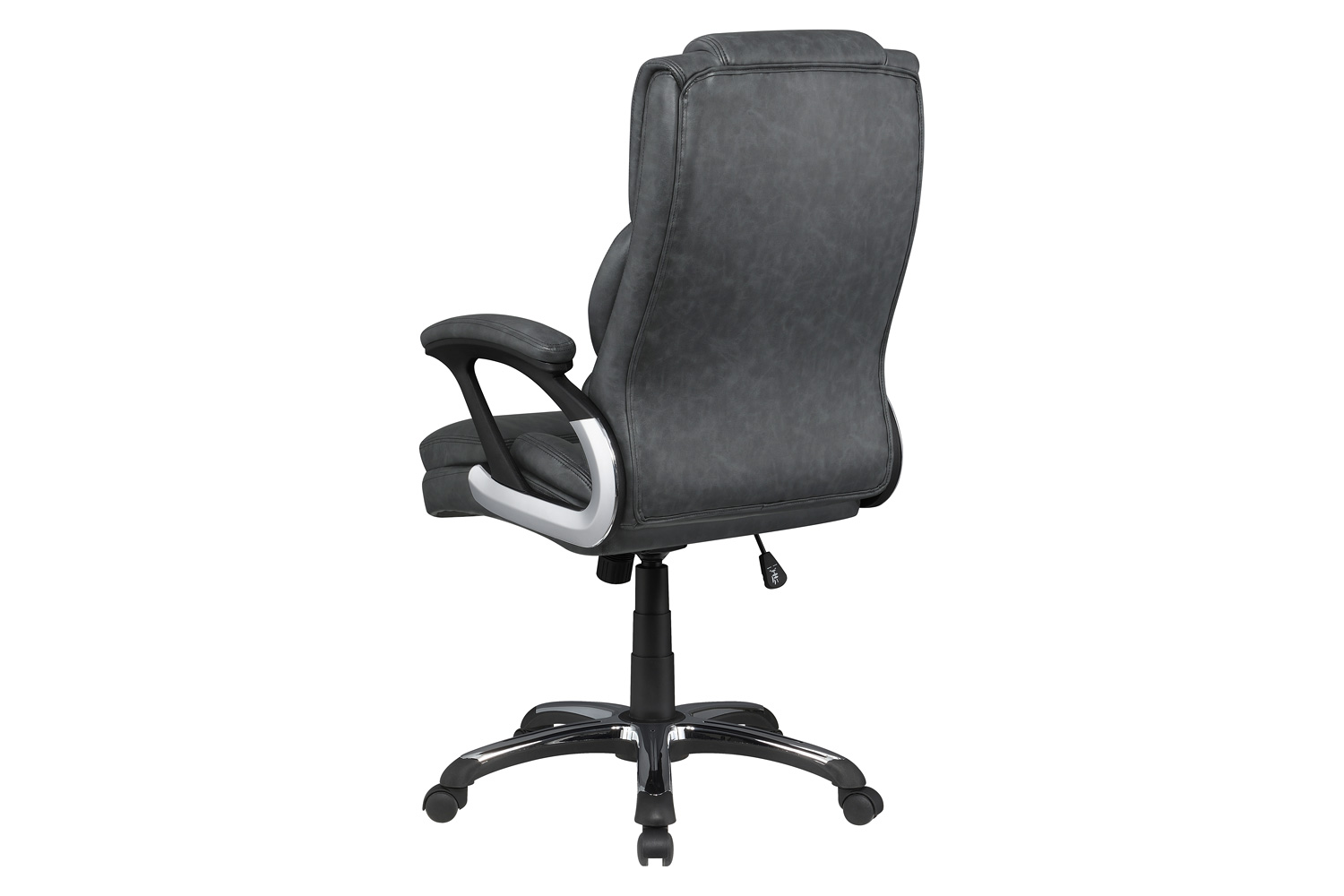 Coaster Adjustable Height Office Chair with Padded Arm - Gray/Black