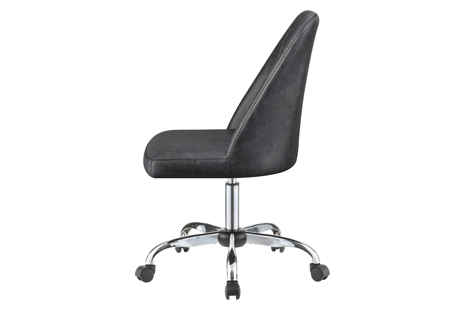 Coaster Upholstered Tufted Back Office Chair - Gray/Chrome