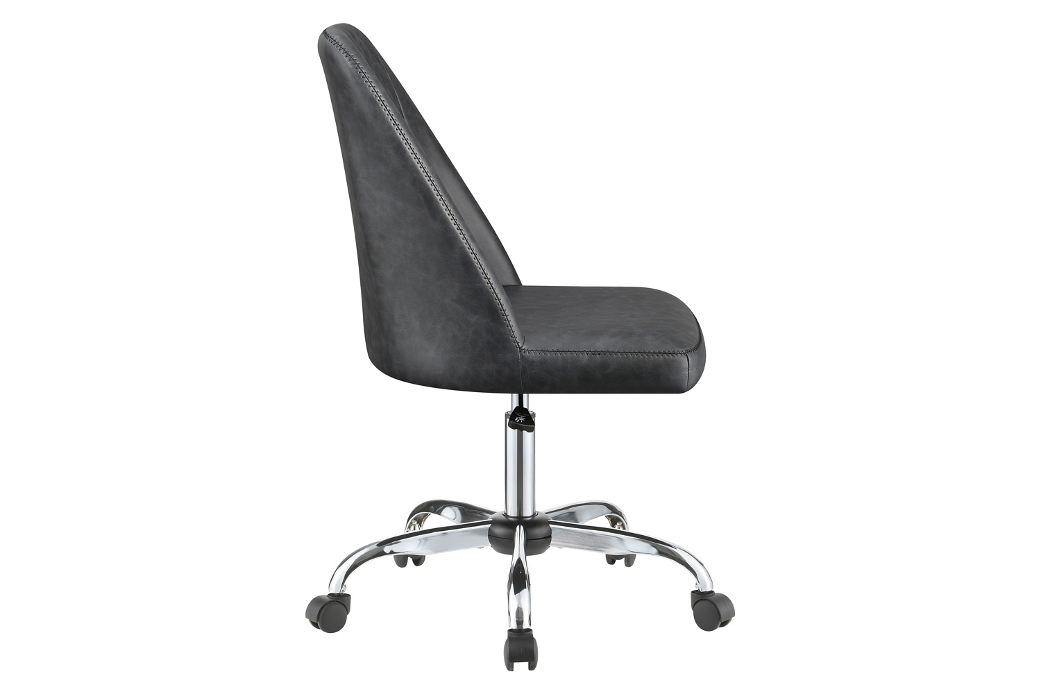 Coaster Upholstered Tufted Back Office Chair - Gray/Chrome