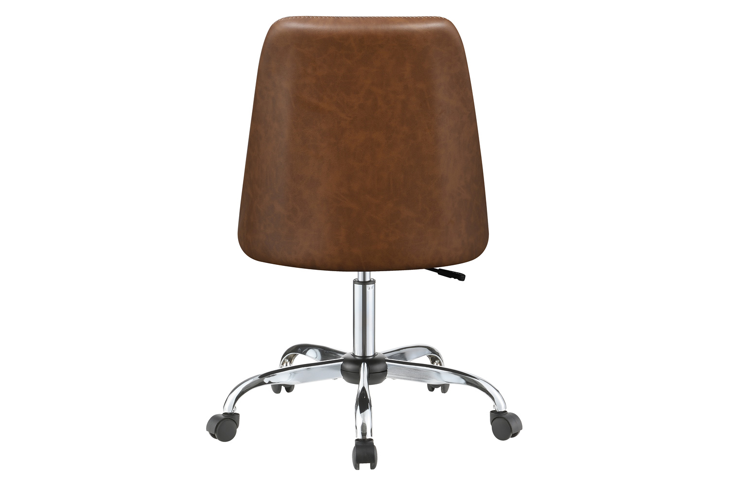 Coaster Upholstered Tufted Back Office Chair - Brown/Chrome