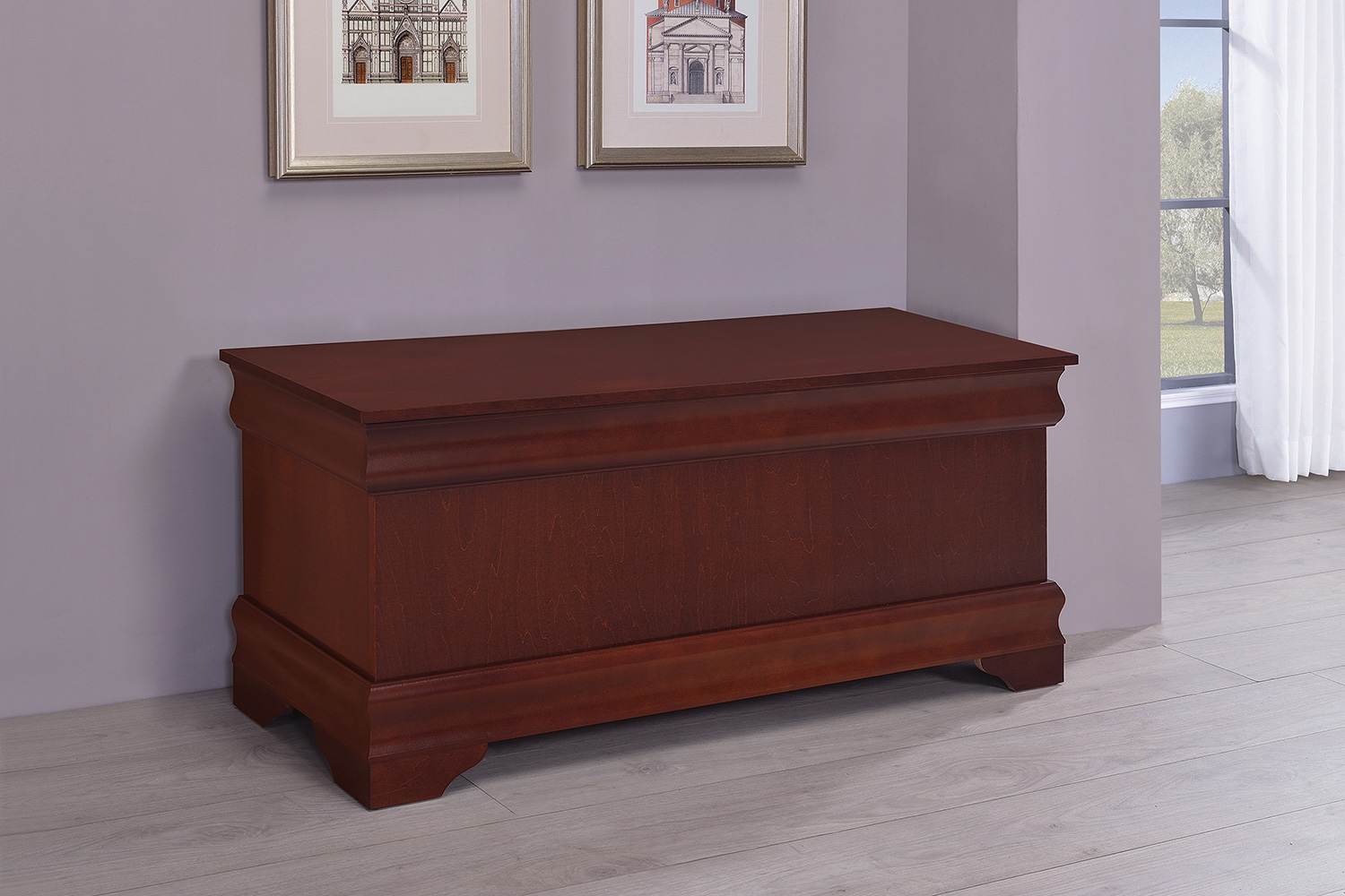 Coaster - Rectangular Cedar Chest 900022 in Warm Brown