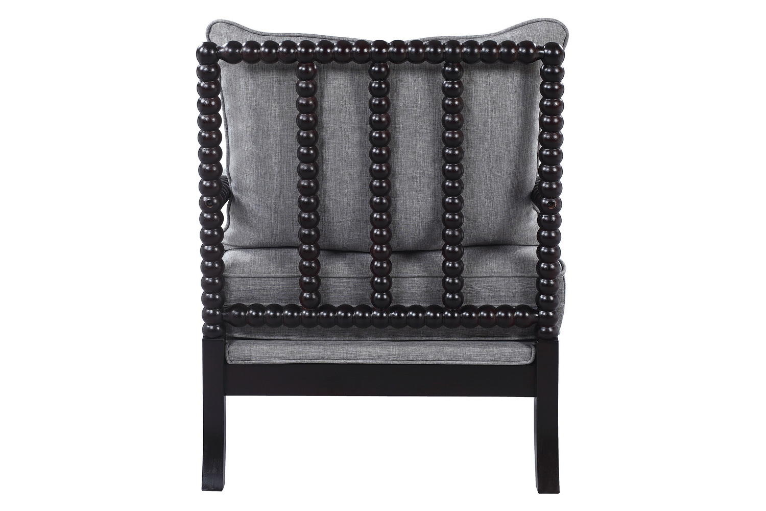 Coaster™ Cushion Back Accent Chair - Gray/Black