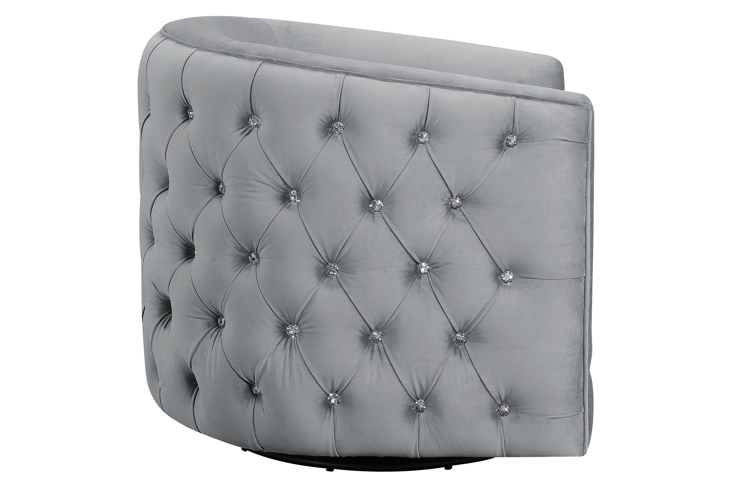 Coaster™ Upholstered Swivel Accent Chair - Gray