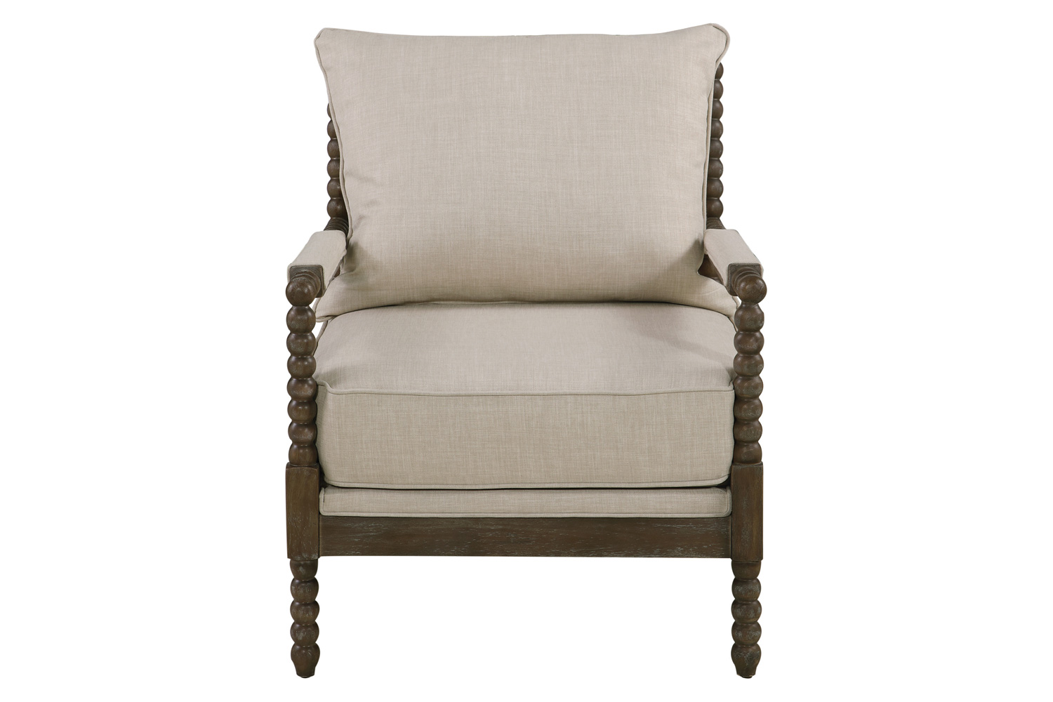 Coaster™ Cushion Back Accent Chair - Oatmeal/Natural