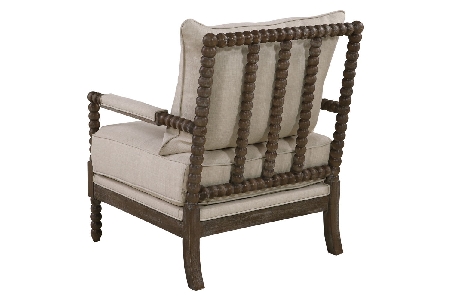 Coaster™ Cushion Back Accent Chair - Oatmeal/Natural