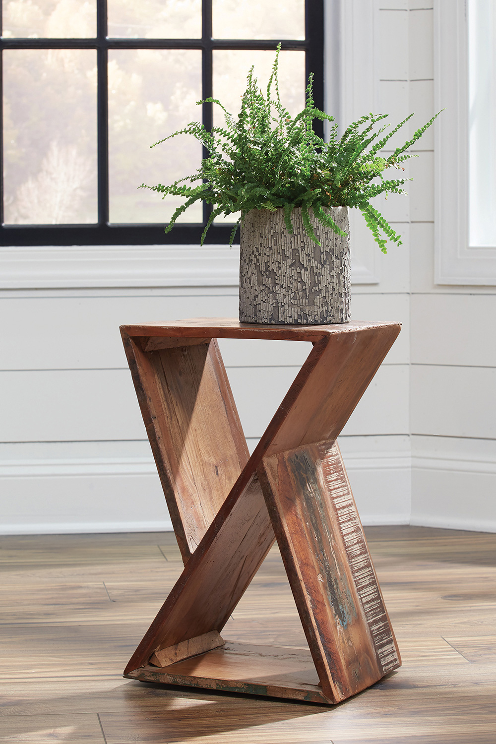 Coaster - Geometric Accent Table in Natural