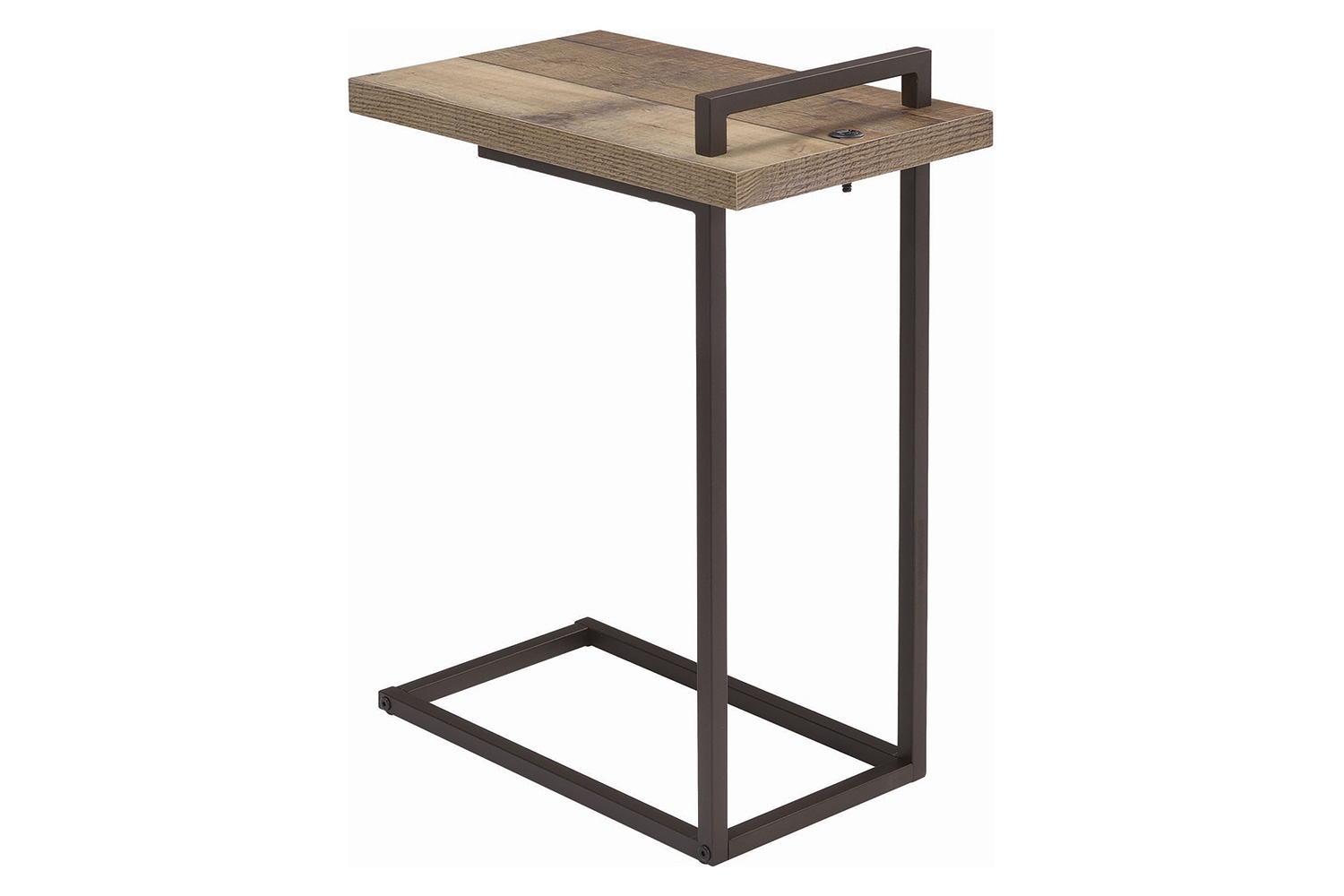 Coaster - Rectangular Top Accent Table With Usb Port in Weathered Pine