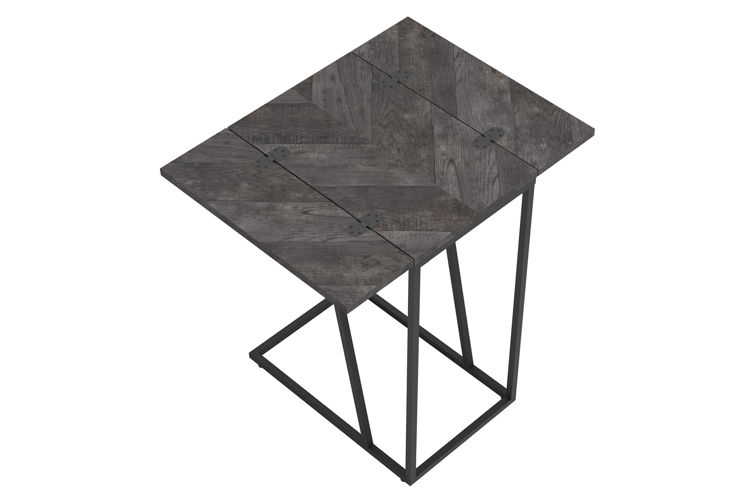 Coaster Expandable Chevron Rectangular Accent Table - Gray