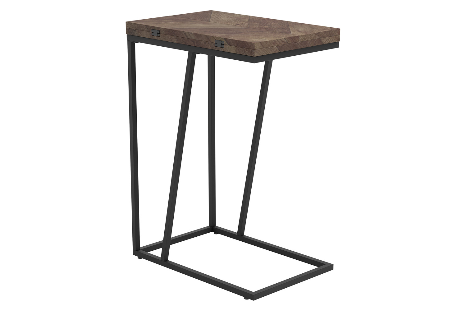 Coaster Expandable Chevron Rectangular Accent Table - Tobacco