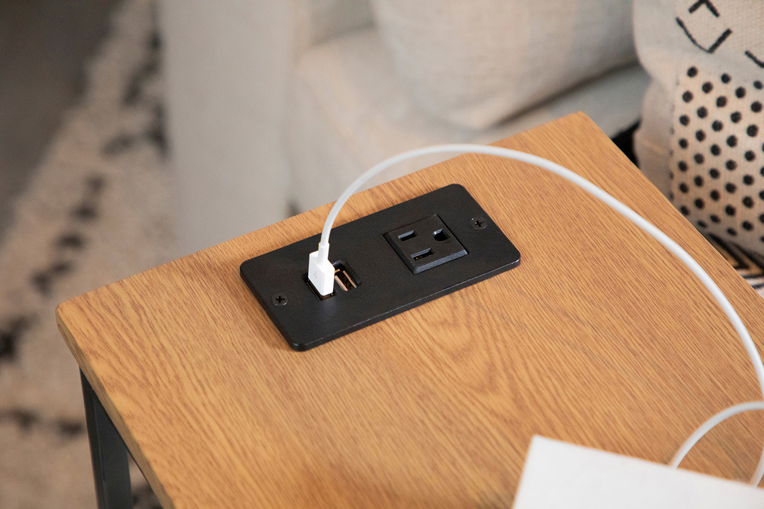 Coaster - Snack Table with Power Outlet