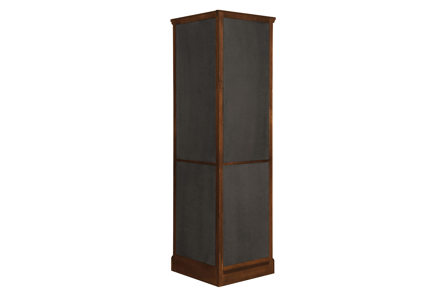 Coaster - 6-Shelf Corner Curio Cabinet in Burnished Brown