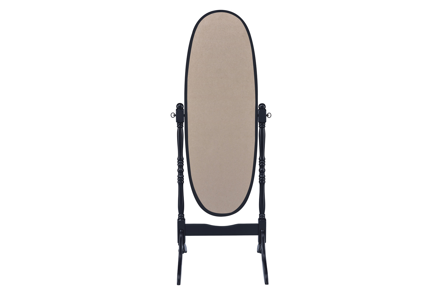 Coaster Oval Cheval Mirror - Black