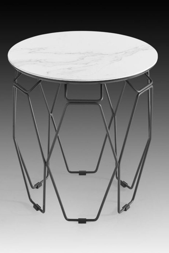 Creative - Ellipse Ceramic Top End Table