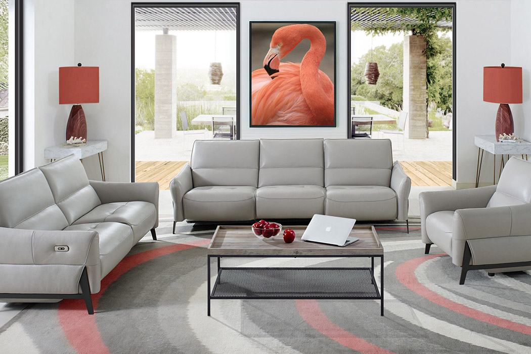 Creative - Silas Modern Loveseat with Recliners