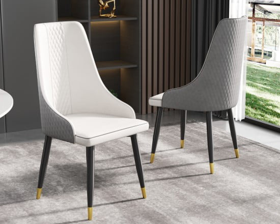 Crenus - Faux Dining Chair Set of 2