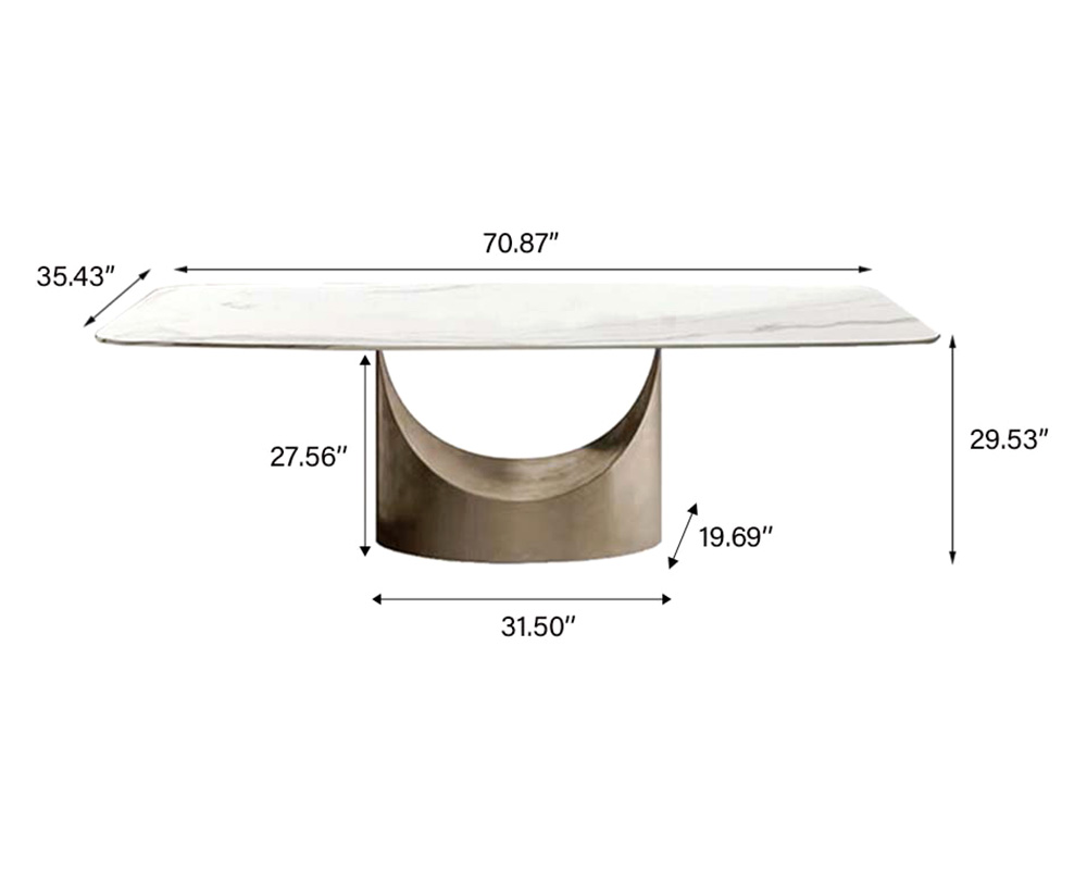 Crenus - Hobart Rectangular Dining Table