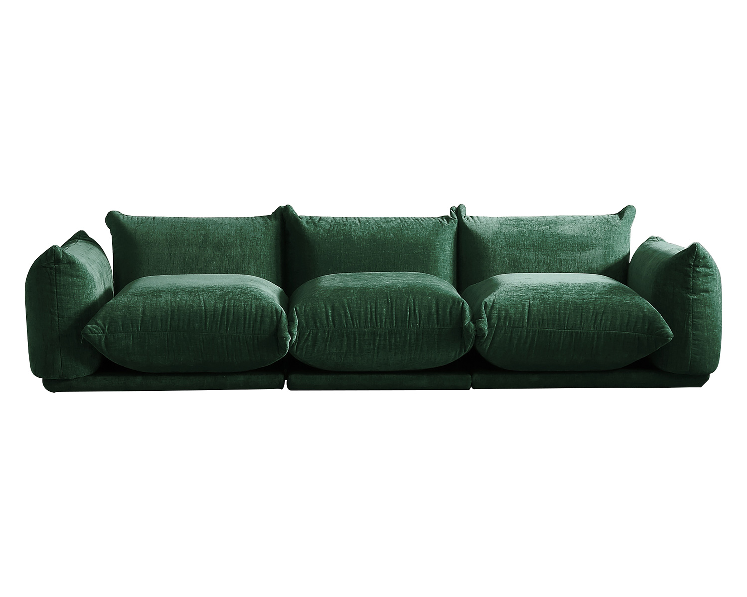 Crenus - Sereno 103.93" 3-Seater Sofa Chenille Floor Sectional Couch