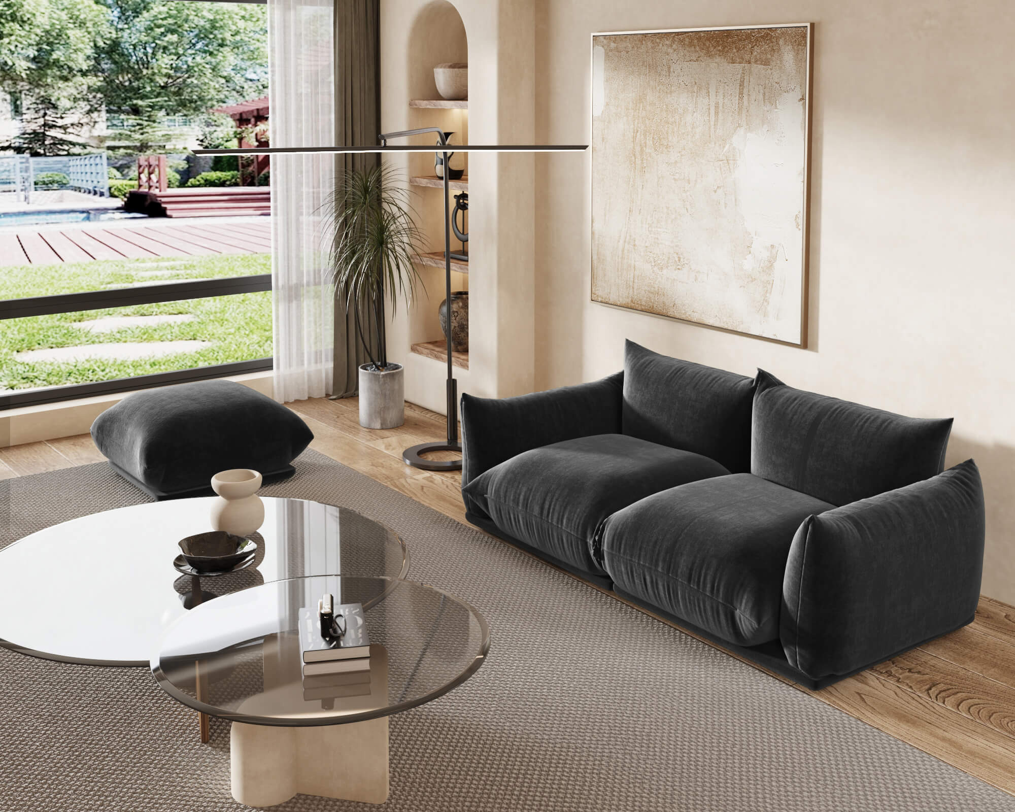 Crenus - Sereno Ottoman for Sectional Sofa