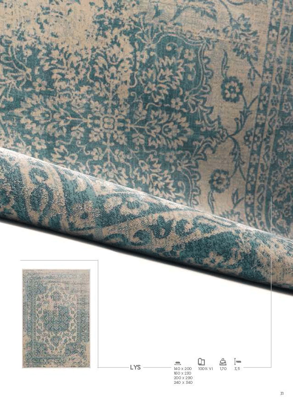 CutCut Lys Vintage Rug - 140x200