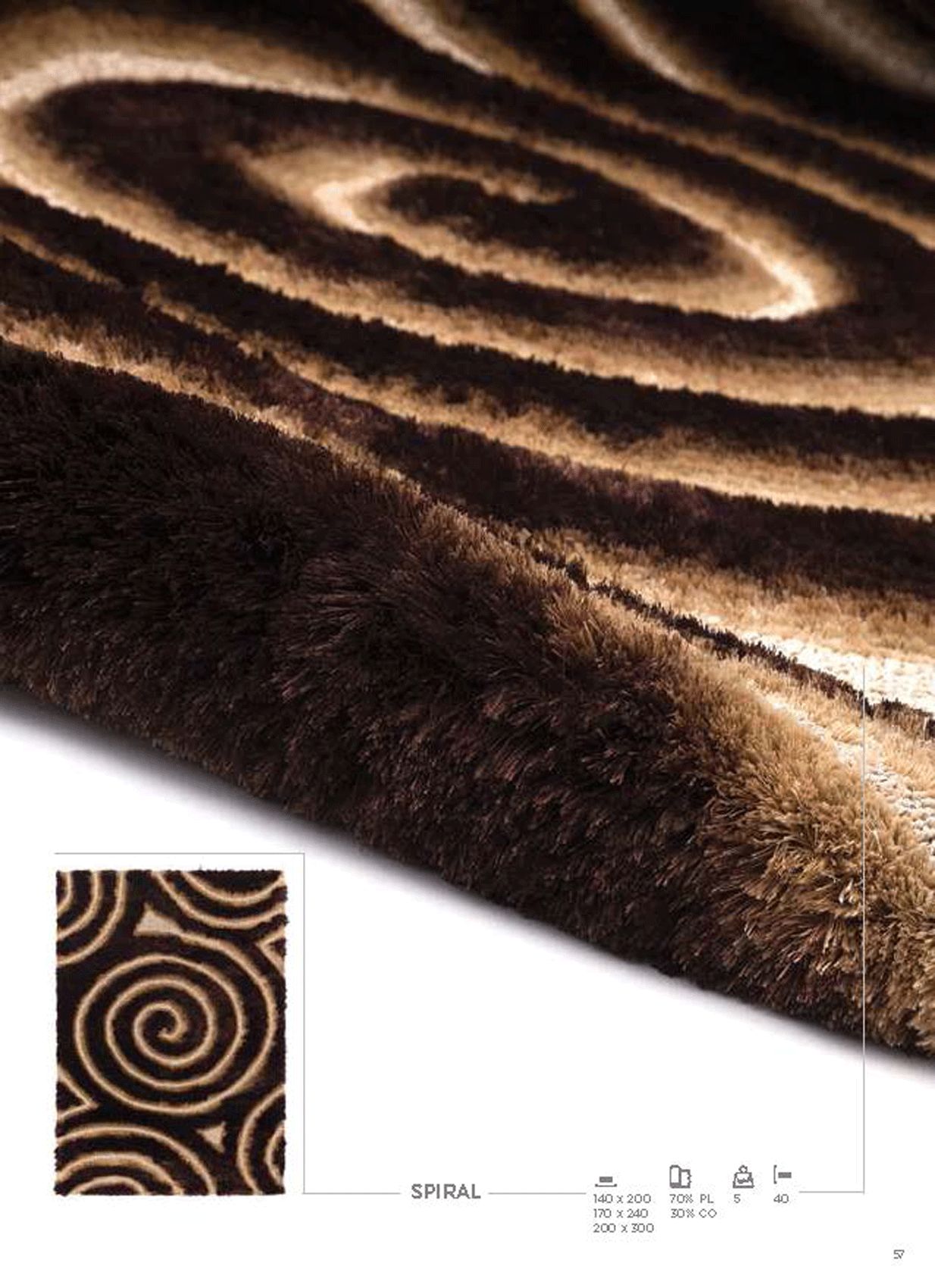 CutCut - Spiral 3D Rug