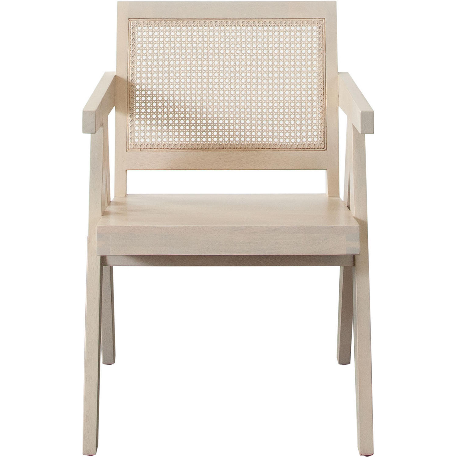 Diamond Sofa - Carter Dining/Accent Chair in Solid Wood Frame with Natural Cane Seat Back