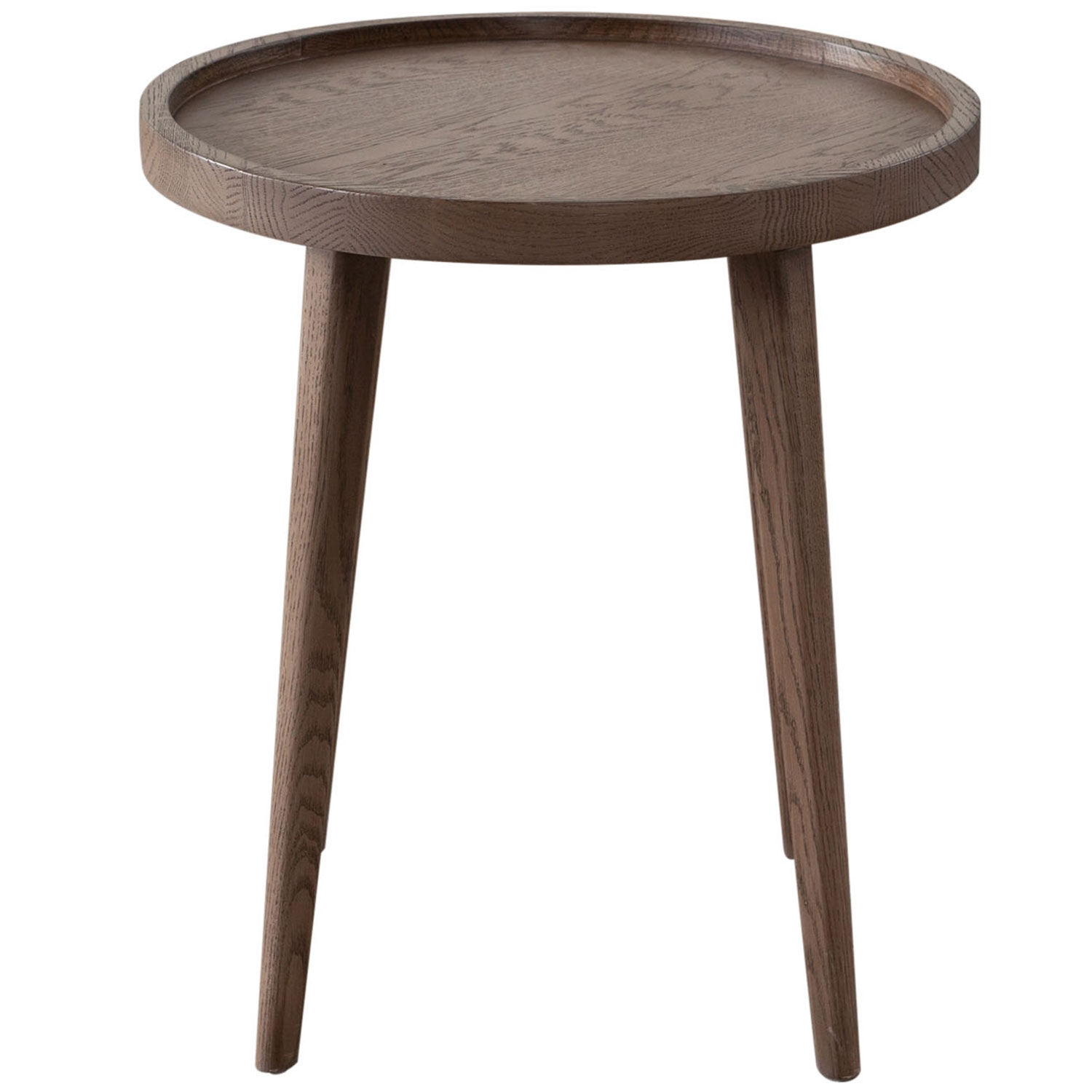 Diamond Sofa - Clover Round End Table in Oak Finish