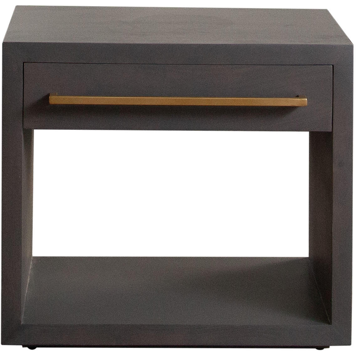 Diamond Sofa - Encore Solid Mango Wood 1-Drawer End Table with Gold Metal Handle