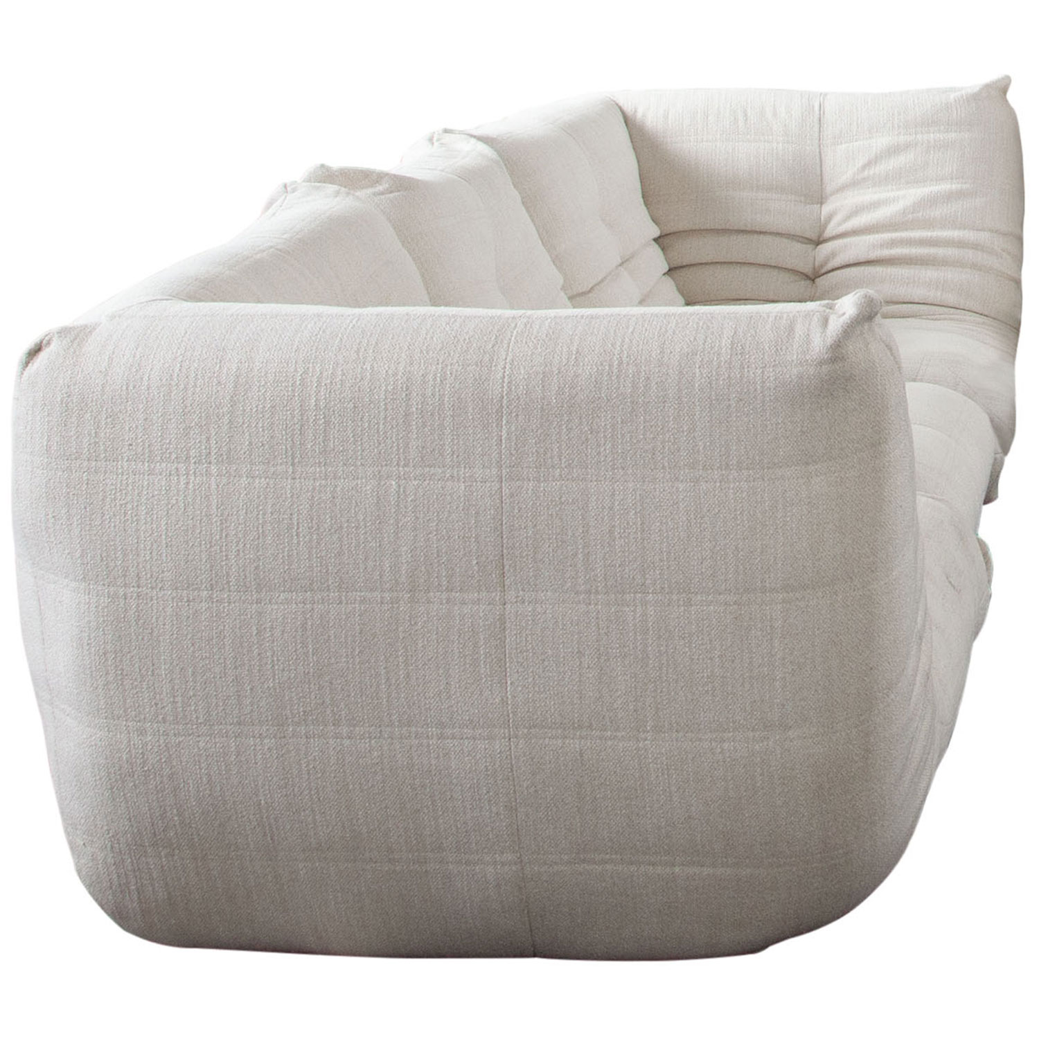 Diamond Sofa Ezra 3PC Fabric Modular Sofa - Cream