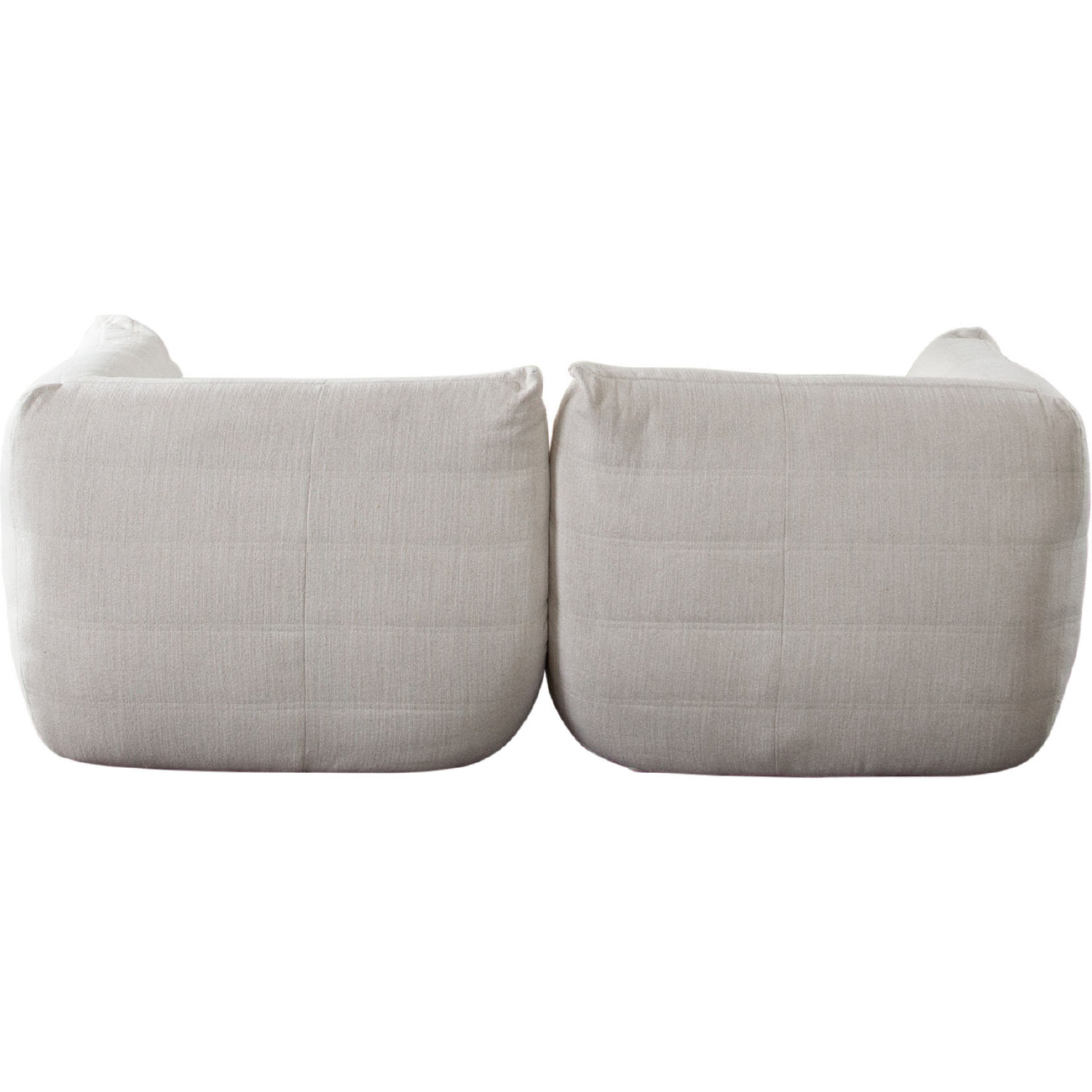 Diamond Sofa Ezra 2PC Fabric Modular Sofa - Cream