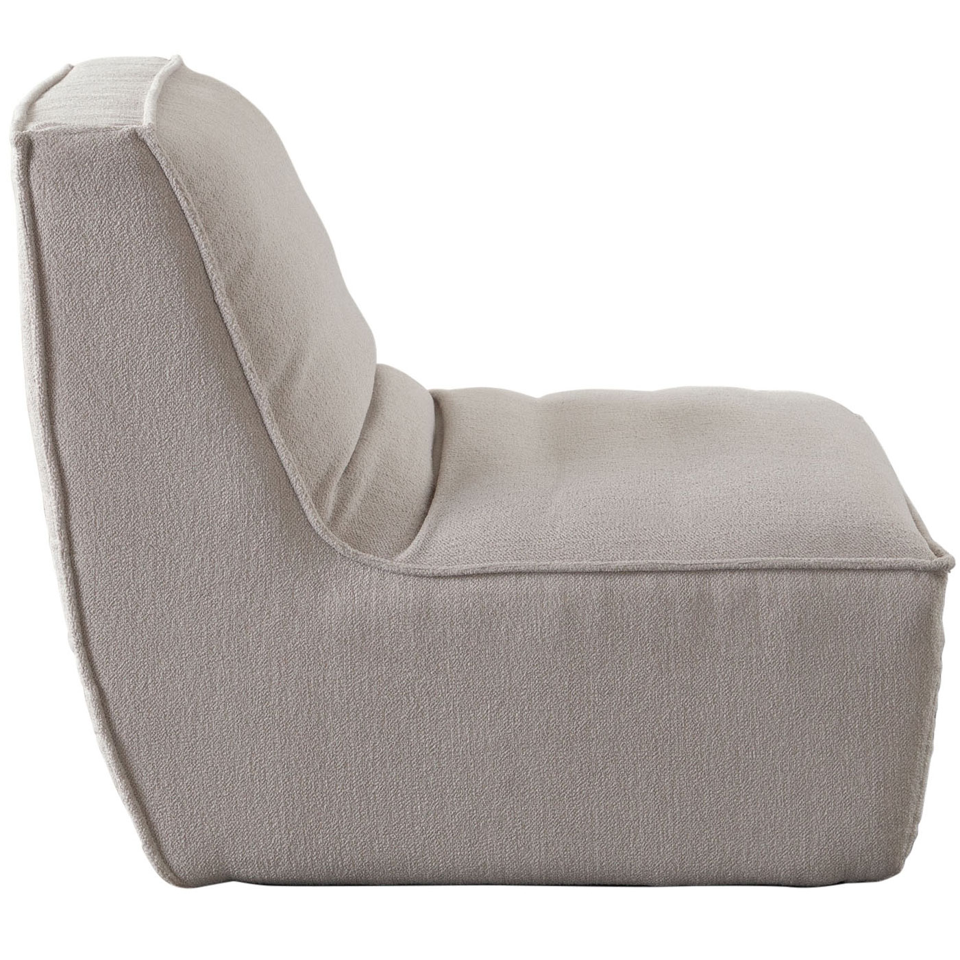 Diamond Sofa™ Jonas Fabric Armless Accent Chair - Tan