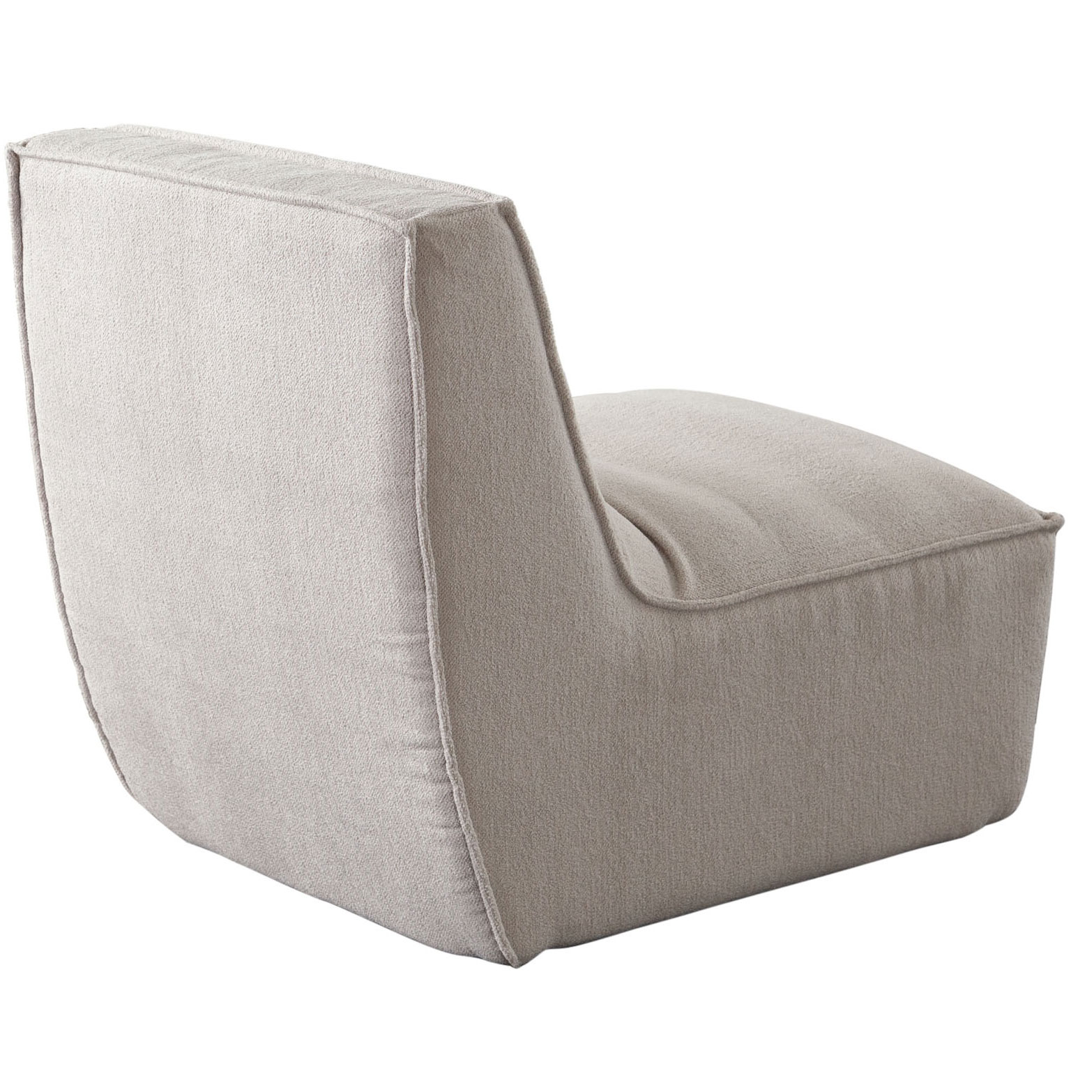 Diamond Sofa™ Jonas Fabric Armless Accent Chair - Tan