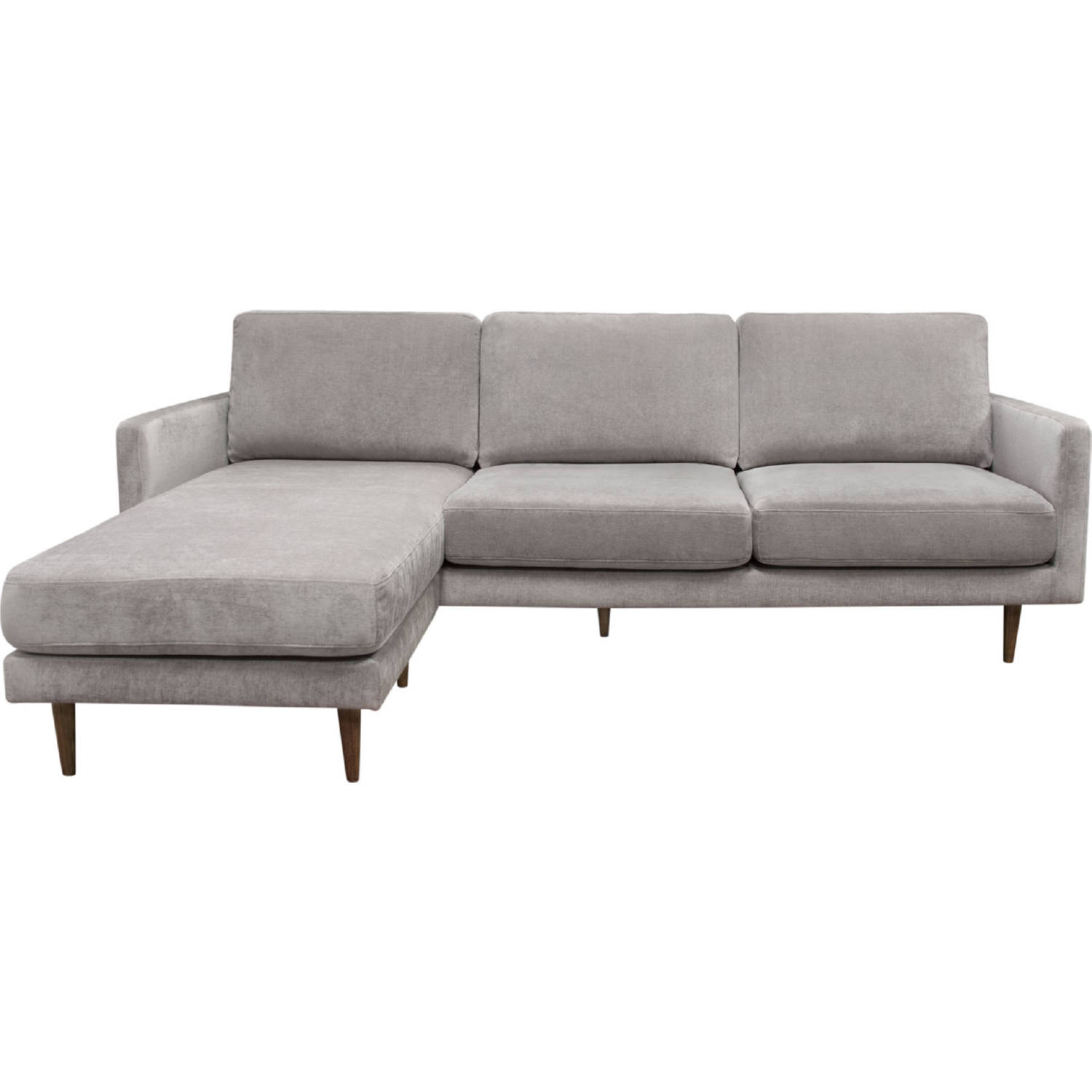 Diamond Sofa Kelsey Fabric Reversible Chaise Sectional - Gray