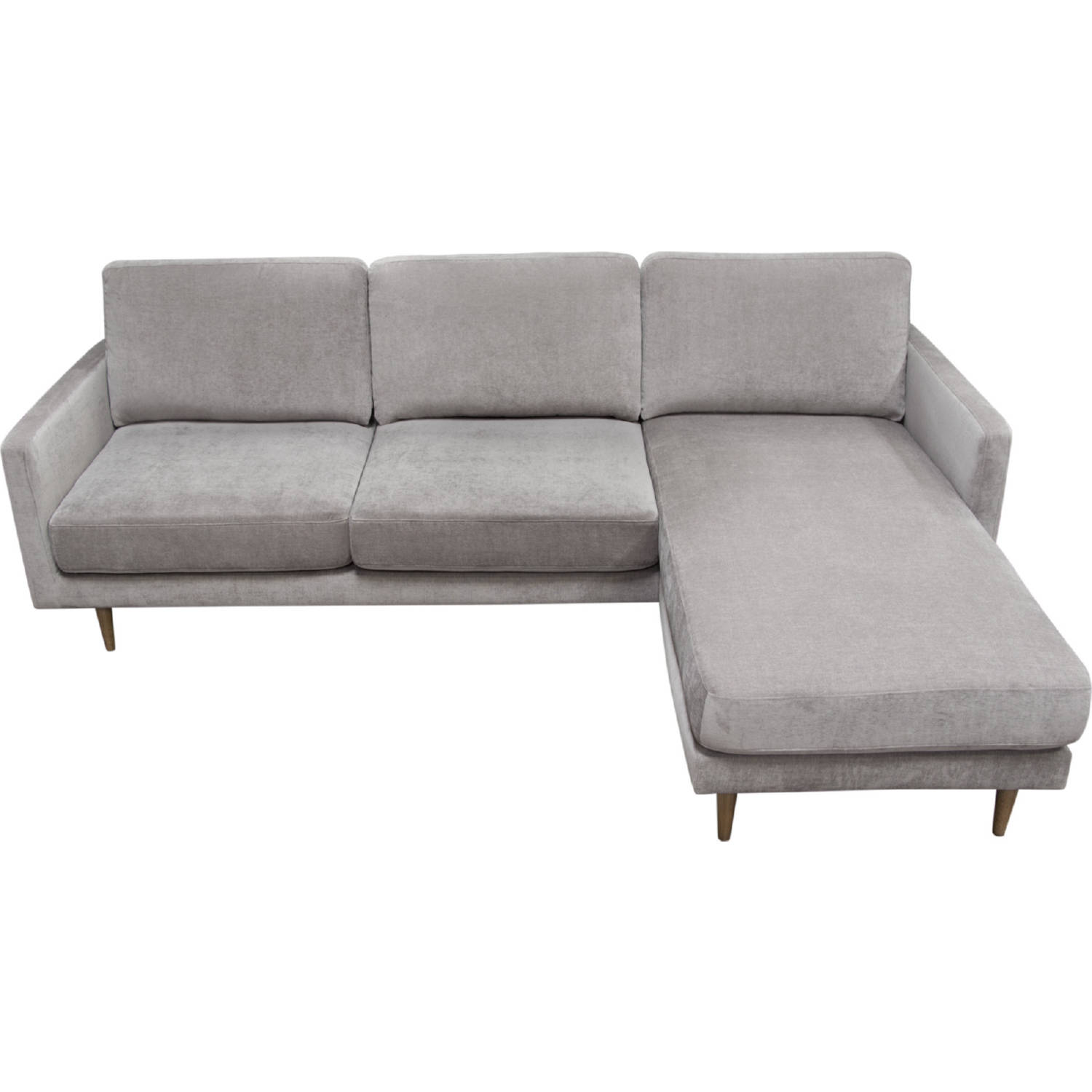 Diamond Sofa Kelsey Fabric Reversible Chaise Sectional - Gray