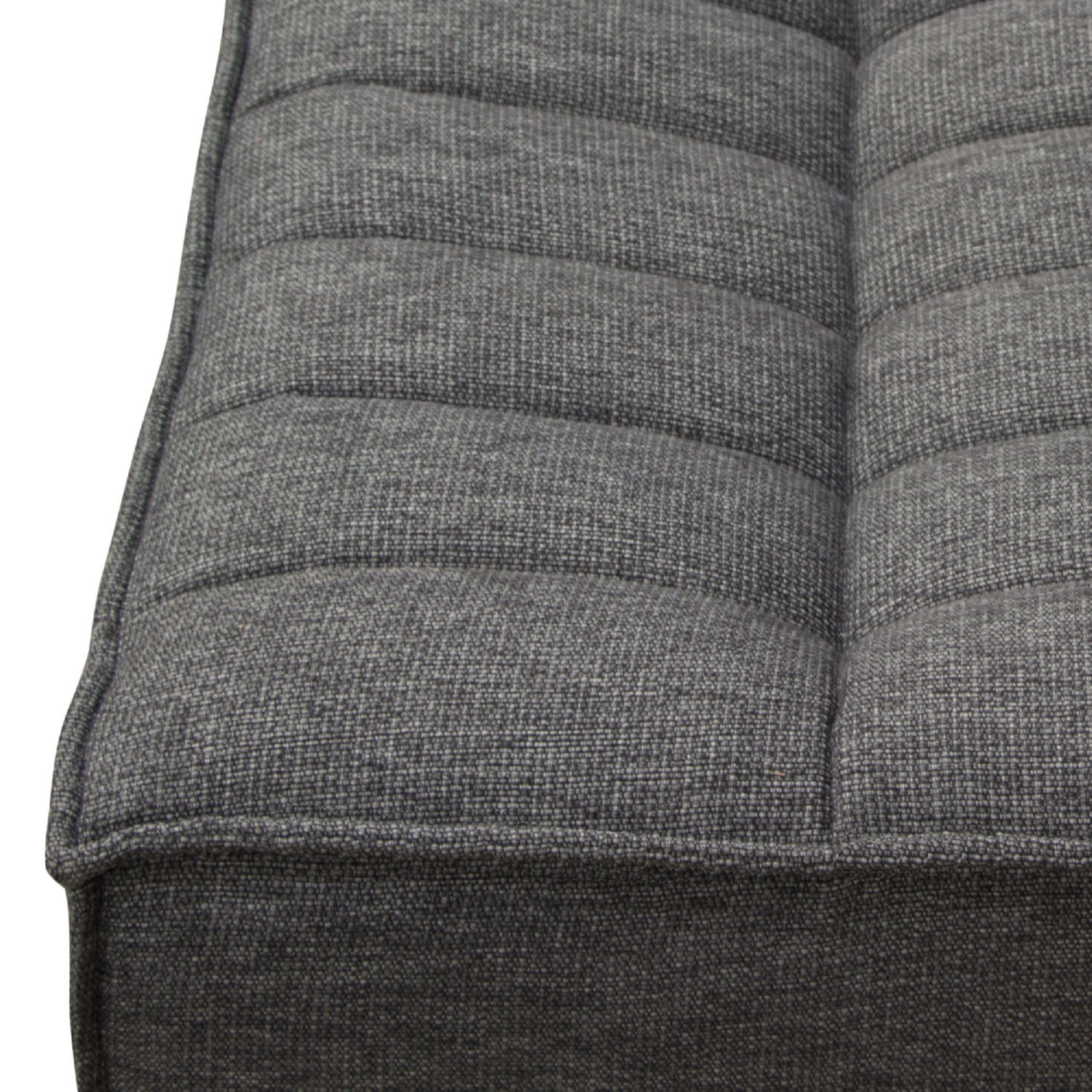 Diamond Sofa Marshall Scooped Seat Fabric Ottoman - Gray