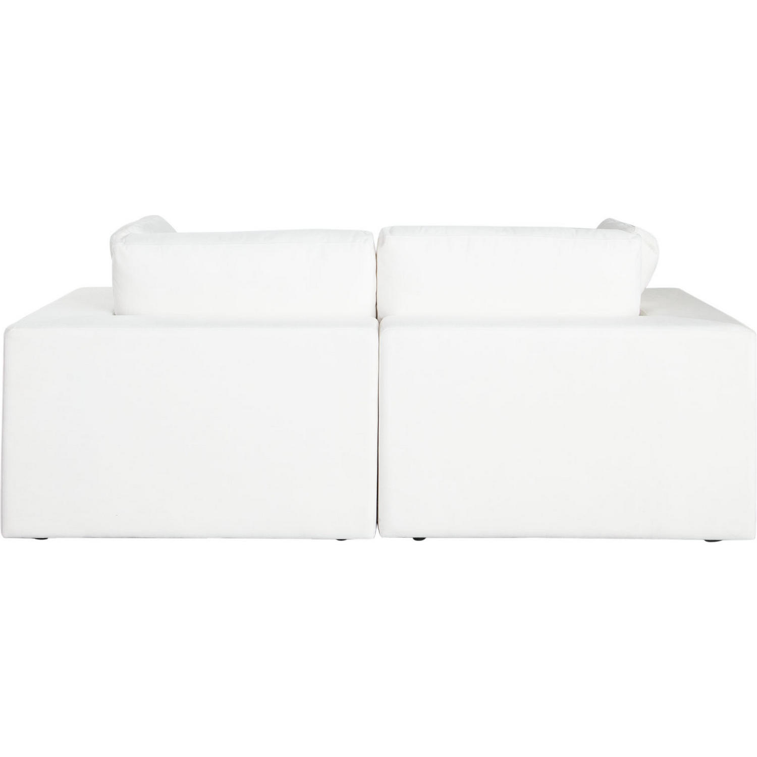 Diamond Sofa Muse 2PC Performance Fabric Modular Sofa - Mist White