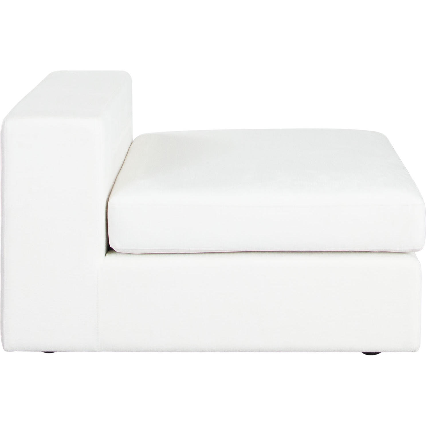 Diamond Sofa™ Muse Performance Fabric Armless Chair - Mist White